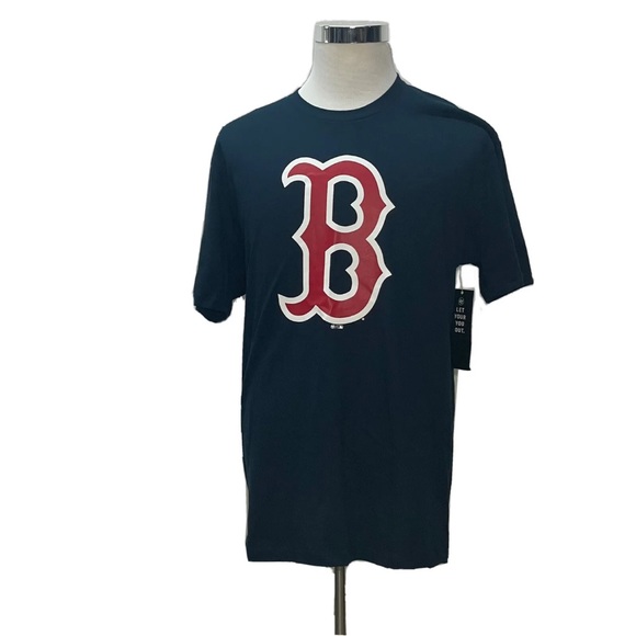 Next Travel Apparel Boston Red Sox Tee Shirt Size XL Solid Blue MLB - Picture 1 of 7